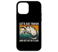 Let's Eat Trash And Get Hit By A Car Retro Vintage Opossum Custodia per iPhone 12 mini