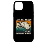 Let's Eat Trash And Get Hit By A Car Retro Vintage Opossum Custodia per iPhone 14 Plus