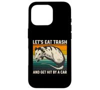 Let's Eat Trash And Get Hit By A Car Retro Vintage Opossum Custodia per iPhone 16 Pro