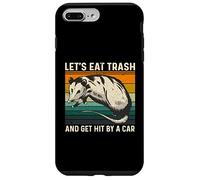 Let's Eat Trash And Get Hit By A Car Retro Vintage Opossum Custodia per iPhone 7 Plus/8 Plus