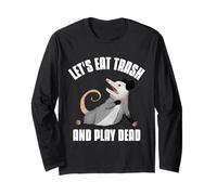 Let's Eat Trash And Play Dead Opossum Maglia a Manica