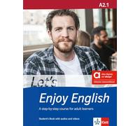 Let's Enjoy English A2.1 - Hybrid Edition allango: A step-by-step course for adult learners. Student's Book with audios and videos including allango licence key (24 months)