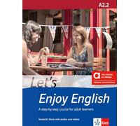 Let's Enjoy English A2.2 - Hybrid Edition allango: A step-by-step course for adult learners. Student's Book with audios and videos including allango licence key (24 months)