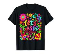 Lets Fiesta San Antonio Texas Cinco De Mayo Fiesta Squad Maglietta