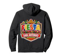 Lets Fiesta San Antonio Texas Cinco De Mayo Squadra ispanica Felpa con Cappuccio