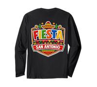 Lets Fiesta San Antonio Texas Cinco De Mayo Squadra ispanica Maglia a Manica