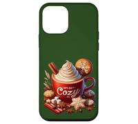 Lets Get Cozy Christmas Mug For Xmas Women Cute Hot Cocoa Custodia per iPhone 12 mini