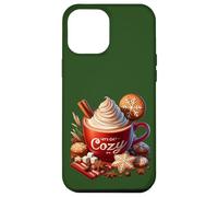 Lets Get Cozy Christmas Mug For Xmas Women Cute Hot Cocoa Custodia per iPhone 12 Pro Max