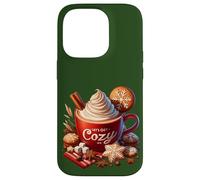 Lets Get Cozy Christmas Mug For Xmas Women Cute Hot Cocoa Custodia per iPhone 14 Pro