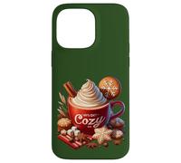 Lets Get Cozy Christmas Mug For Xmas Women Cute Hot Cocoa Custodia per iPhone 14 Pro Max