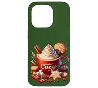 Lets Get Cozy Christmas Mug For Xmas Women Cute Hot Cocoa Custodia per iPhone 15 Pro