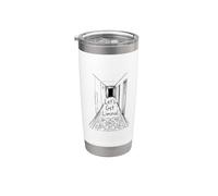 Let's Get Liminal Corridoio Spazio Creepy Vuoto Bicchiere termico in acciaio inox doppia parete