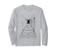 Let's Get Liminal Corridoio Spazio Creepy Vuoto Maglia a Manica