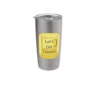 Let's Get Liminale Vuoto Corridoio Weirdcore Dreamcore Bicchiere termico in acciaio inox doppia parete