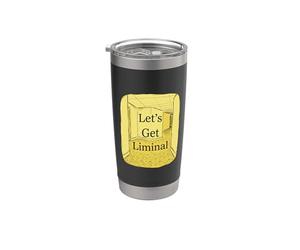 Let's Get Liminale Vuoto Corridoio Weirdcore Dreamcore Bicchiere termico in acciaio inox doppia parete