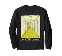 Let's Get Liminale Vuoto Corridoio Weirdcore Dreamcore Maglia a Manica