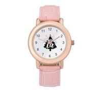 Let's Get LIT - Orologio da polso da donna, elegante, analogico, al quarzo, con cinturino in pelle, Stile:, regular, Cinturino