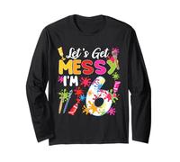 Let's Get Messy Sono Un Artista di 6 Anni, Festa d'Arte Maglia a Manica