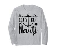 Let's Get Nauti Bachelorette Bride Last Sail Before The Veil Maglia a Manica