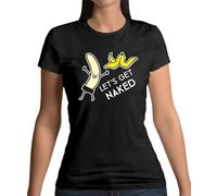 Let's Get Nuda - T-Shirt - Banana - Cibo - Divertimento - Frutta - Divertente -