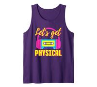 Let's Get Physical 80s Costume Party Halloween Retro Allenamento Canotta