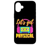 Let's Get Physical 80s Costume Party Halloween Retro Allenamento Custodia per iPhone 16 Plus