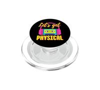 Let's Get Physical 80s Costume Party Halloween Retro Allenamento PopSockets PopGrip per MagSafe