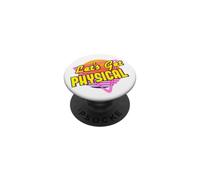 Let's Get Physical 80s Costume Party Retro 80s Allenamento PopSockets PopGrip Adesivo
