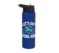 Let's Get Puledro Ish Horse Trainer Fun Stainless Steel Insulated Water Bottle