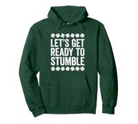 Let's Get Ready To Stumble Camicia Uomo Donna St Patricks Day Felpa con Cappuccio