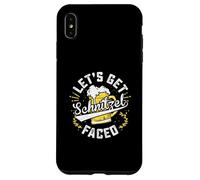 Let's Get Schnitzel Faced Oktoberfest Tedesco Divertente Custodia per iPhone XS Max