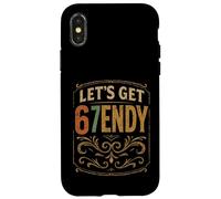 Let's get Sendy 67 Six Seven 7endy 6 7endy 67 Meme Funny 6 7 Custodia per iPhone X/XS