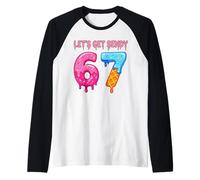 Let's Get Sendy 67 Six Seven Ice Cream 67 Meme Funny 6 7 Maglia con Maniche Raglan