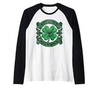 Let's Get Shamrock St Patrick's Day Quadrifoglio Maglia con Maniche Raglan