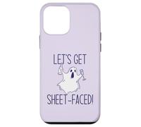 Let's Get Sheet Faced! Divertente Halloween Bere Ghost Meme Custodia per iPhone 12 mini