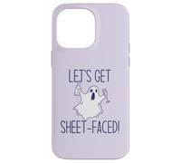Let's Get Sheet Faced! Divertente Halloween Bere Ghost Meme Custodia per iPhone 14 Pro Max