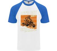 Lets Get Sporco Atv 4X4 Moto Quad Bicicletta DA UOMO S/S Baseball T-Shirt