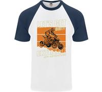 Lets Get Sporco Atv 4X4 Moto Quad Bicicletta DA UOMO S/S Baseball T-Shirt