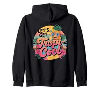 Lets Get Tropi Cool Ananas Occhiali da Sole Beach Summer Felpa con Cappuccio
