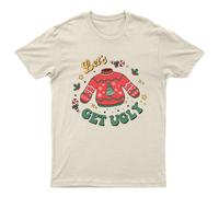 Lets Get Ugly Christmas T-Shirt Unisex Regalo Retrò Divertente Donna...