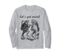 Let's Get Weird Dancing Frogs Fiaba Strano Sogno Maglia a Manica