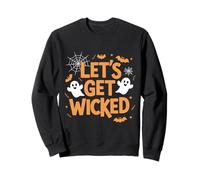 Let's Get Wicked Halloween Design Felpa