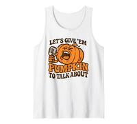 Let's Give Em Pumpkin per Parlare di Divertente Halloween dicendo Canotta