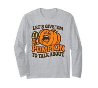 Let's Give Em Pumpkin per Parlare di Divertente Halloween dicendo Maglia a Manica