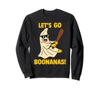 Let's Go Bananas Halloween Costume Banana Baseball Bambini Ragazzi Felpa