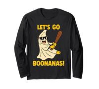 Let's Go Bananas Halloween Costume Banana Baseball Bambini Ragazzi Maglia a Manica