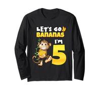 Let's Go Bananas Im 5 5 Compleanno 5 Anni 5 Anni Maglia a Manica