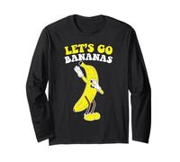 Let's Go Banane Fruit Funny Banana Meme Love Bananas Maglia a Manica