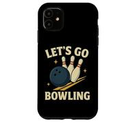 Let's Go Bowling, divertente design sportivo retrò Custodia per iPhone 11