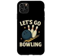 Let's Go Bowling, divertente design sportivo retrò Custodia per iPhone 11 Pro Max